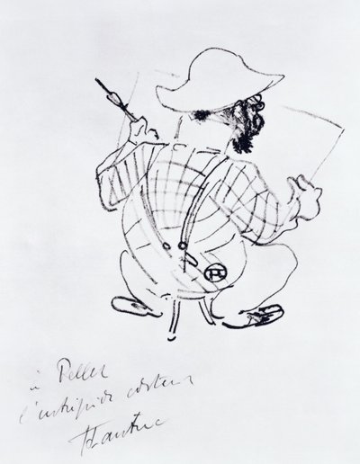 Self Portrait by Henri de Toulouse Lautrec
